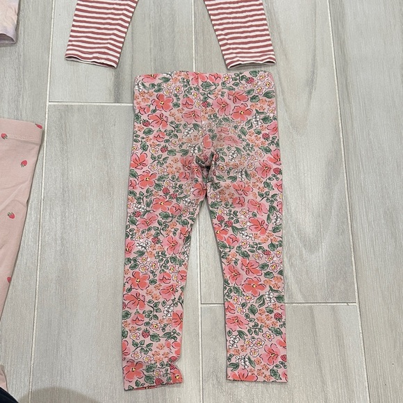 H&M 3T 4T Kids Leggings Set - Pink, Red, Multicolor - Picture 13 of 16